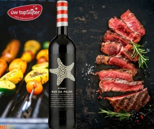 Winters gerecht ribeye, groenten op bbq - Mar Da Palha Syrah - úw topSlijter